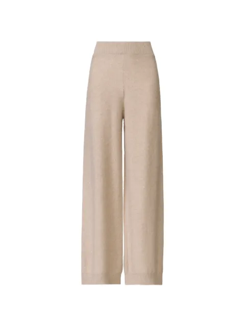 Fabiana Filippi sequin-embellished wide-leg trousers Neutrals PAD216F391D2960000