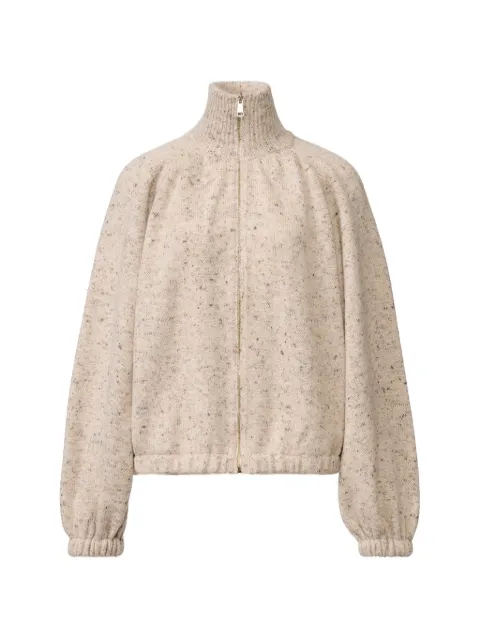 Fabiana Filippi flecked knit cardigan Neutrals MAD216F164M2580000