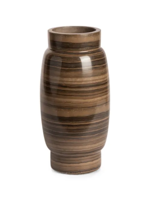Editions Milano Stone polished marble vase Brown ST2031