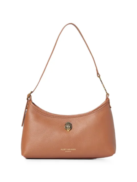 Kurt Geiger London eagle-plaque leather shoulder bag Neutrals 5586636109