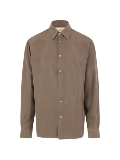 Valentino Garavani silk shirt Brown VABB81BHV