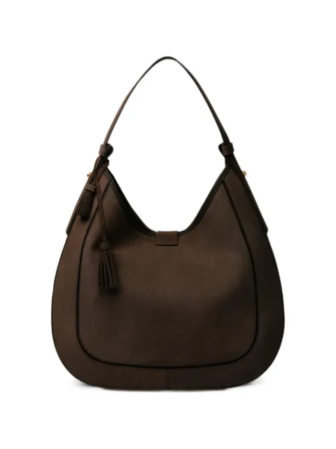 Fabiana Filippi tassel-detail suede shoulder bag Brown BGD216A803M5340000