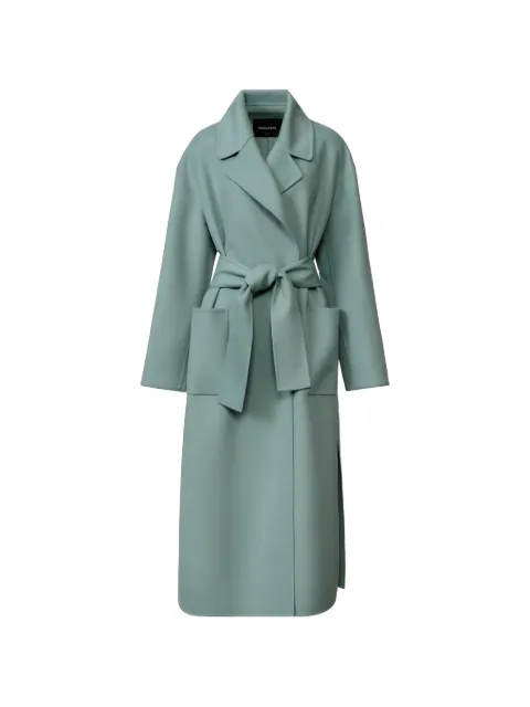 Fabiana Filippi belted notch-lapel coat Blue CTD216F195M2610000