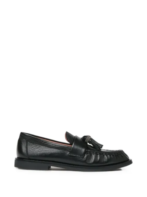 Fabiana Filippi tassel-detail loafer shoes Black ASD216A840M5160000