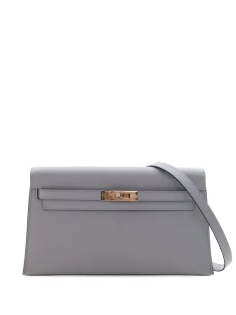 Hermès Pre-Owned 2025 Epsom Kelly Elan shoulder bag Grey 5BTNBQ69PD2FZZ41