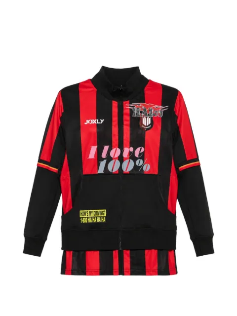PROTOTYPES striped panelled jacket Black PT088TTO022UUSBK