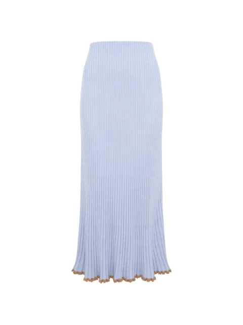 Gabriela Hearst Kavya midi skirt Blue 4269004A003