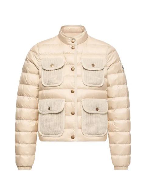 Moncler Furet textured-panel jacket Neutrals 1A00020597YG