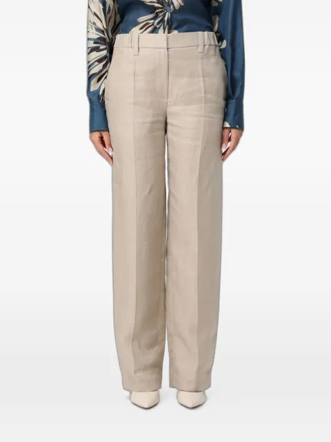 Brunello Cucinelli monile-embellished straight-leg trousers Neutrals MH527P9198C9272