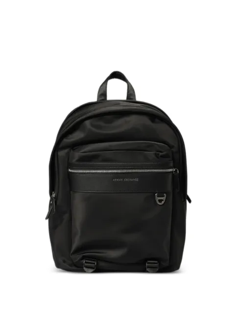 Emporio Armani logo-lettering backpack Black XM002532AF22538