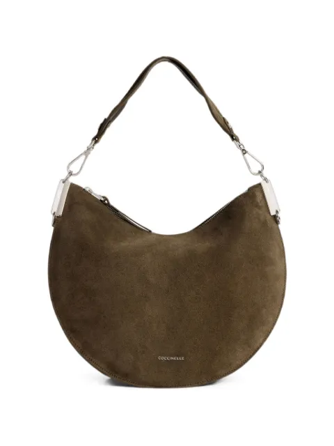 Coccinelle medium Sunup suede-leather shoulder bag Brown E1QKG130201
