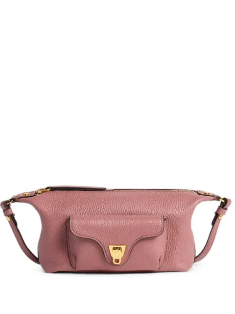 Coccinelle mini Beat Generation grained-leather shoulder bag Pink E5TFK550301