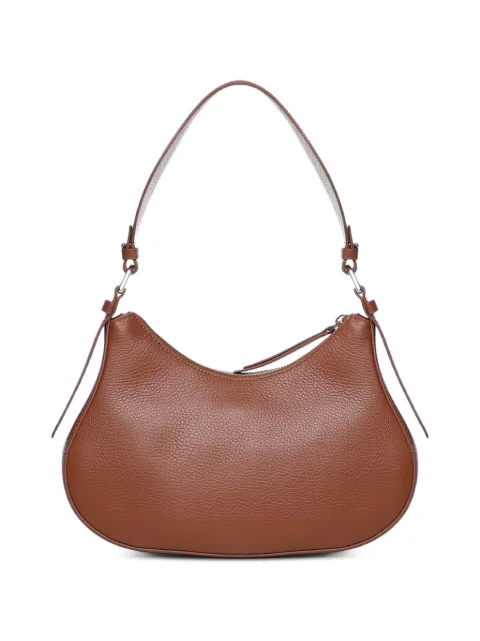 Coccinelle pocket-detail grained-leather shoulder bag Brown E1VGK120201