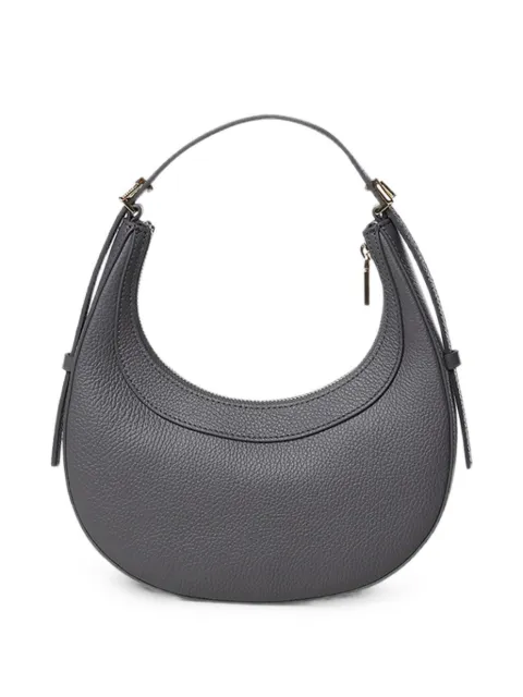 Coccinelle grained leather crescent tote bag Grey E5PIP530101
