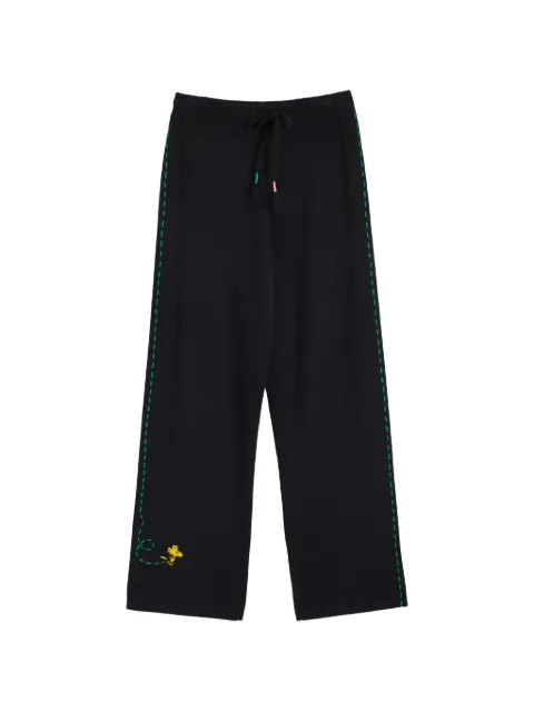 Chinti & Parker Peanuts wide-leg track pants Black KAW2633BLACK