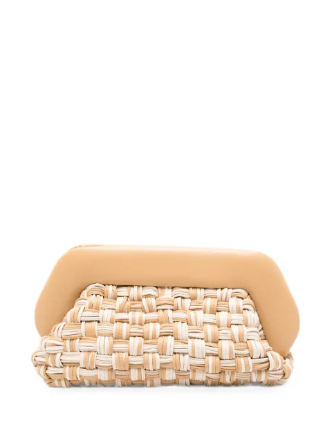 Themoirè Bios woven clutch bag Neutrals 261WTMB00OCVF