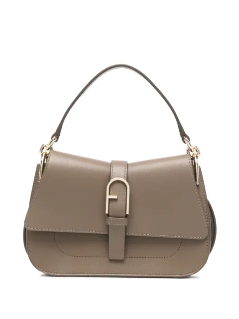 Furla Arch-logo leather shoulder bag Brown WB01032BX2045