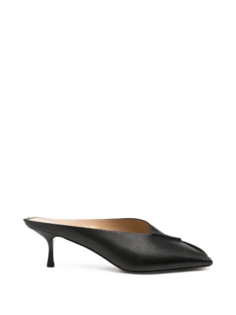 ADRIANNA FERETTI leather sandals Black 605126100