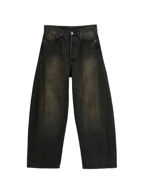 ssstein Deformation wide-leg jeans Black ST1389
