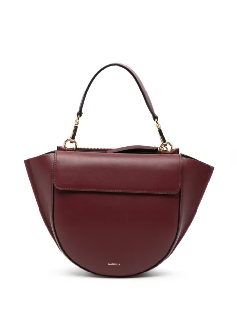 Wandler small Hortensia leather tote bag Red 261080001672001
