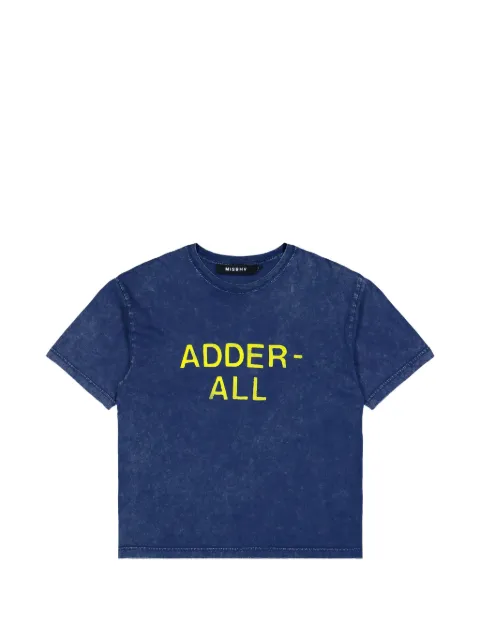 MISBHV Adder-All faded-effect T-shirt Blue 260U115
