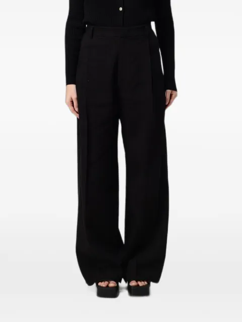 Tela twill wide-leg trousers Black 140273010538X001