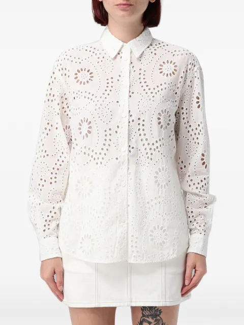 MC2 Saint Barth broderie-anglaise shirt White MDH001