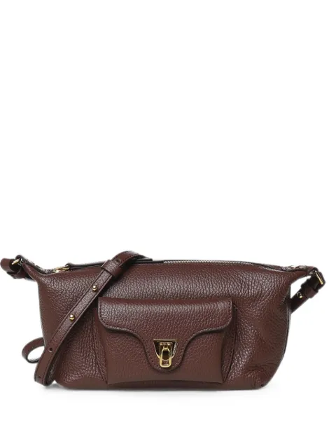Coccinelle grained leather shoulder bag Brown E5TFK550301