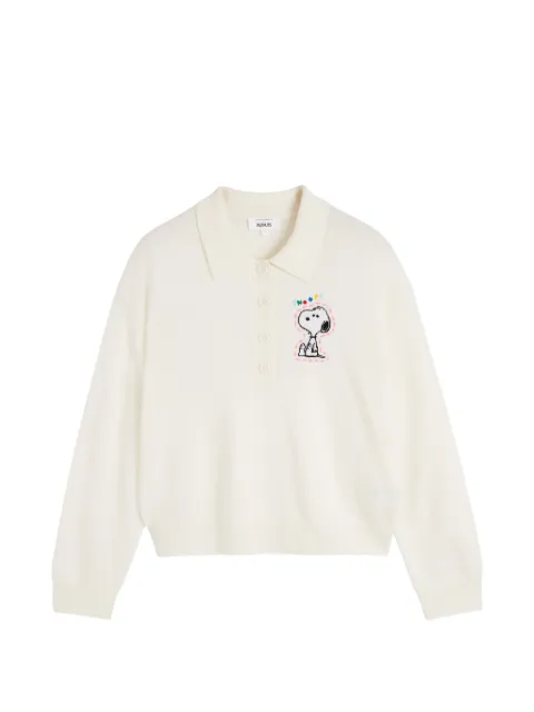 Chinti & Parker Snoopy polo top Neutrals KAW2635CREAM