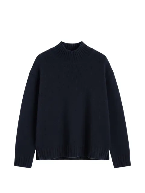 Chinti & Parker funnel-neck cashmere sweater Blue KAW2652