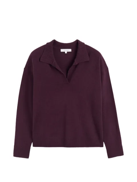 Chinti & Parker collared long-sleeve sweater Purple KAW2449