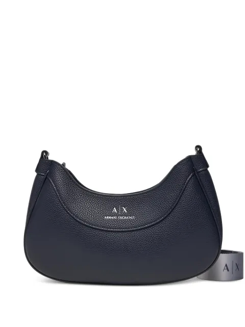 Armani Exchange logo-print shoulder bag Blue 942883CC783