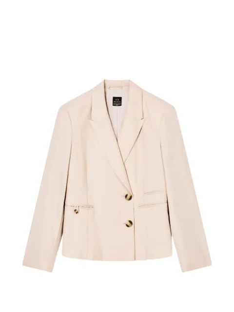 Armani Exchange double-breasted blazer Neutrals XW000695AF1