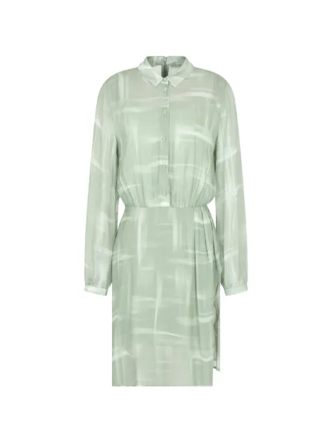 Armani Exchange long-sleeve mini dress Green XW001004AF1