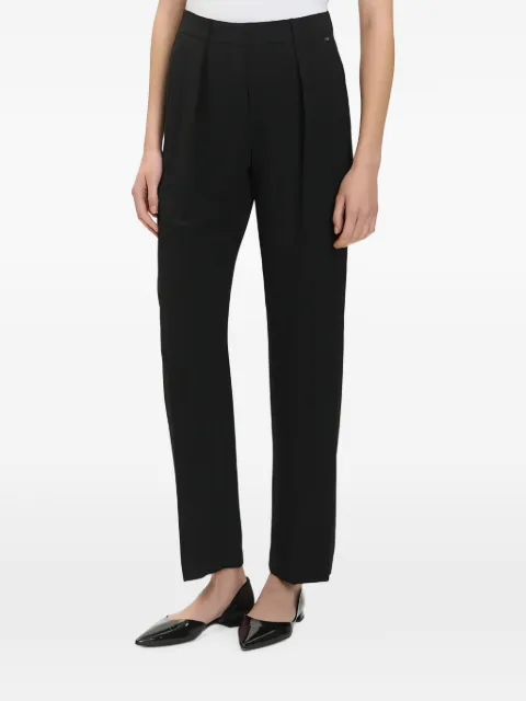 Armani Exchange pleated-detail trousers Black XW000664AF10872