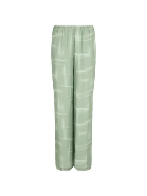 Armani Exchange wide-leg trousers Green XW000572AF1