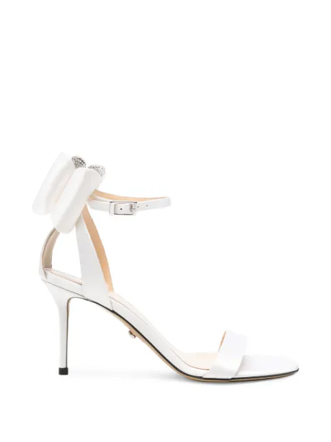MACH & MACH bow-ebellishment crystal-embellished sandals White PF26S114785CRP011