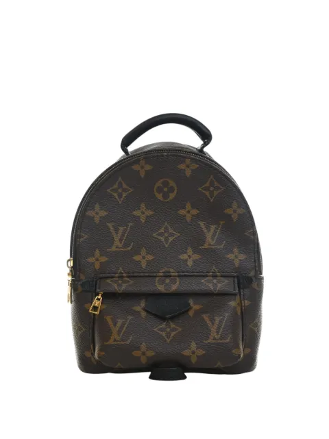 Louis Vuitton Pre-Owned 2021-2026 Monogram Mini Palm Springs backpack Brown XRR0EBN26P5X3SZK
