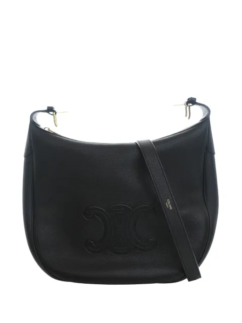 Celine Pre-Owned 2024 Medium Supple Grained Calfskin Heloise shoulder bag Black W0BFTFSZKF8OJQJ3