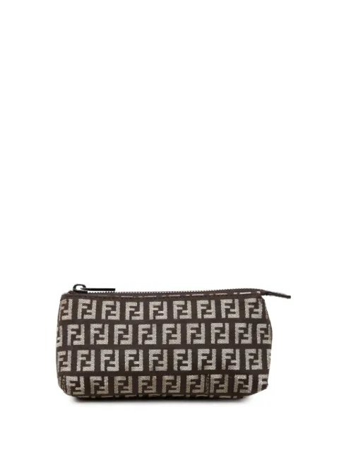 Fendi Pre-Owned 2000-2010 Zucchino Canvas coin pouch Brown PJ9X2LA38XG3KH3F