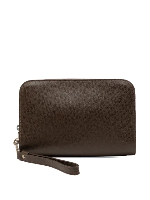 Louis Vuitton Pre-Owned 2005 Taiga Pochette Baikal clutch bag Brown H051BUSQ5PCBFPSS