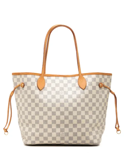 Louis Vuitton Pre-Owned 2011 Damier Azur Neverfull MM tote bag White G5IYR8H2FFC6YE5F