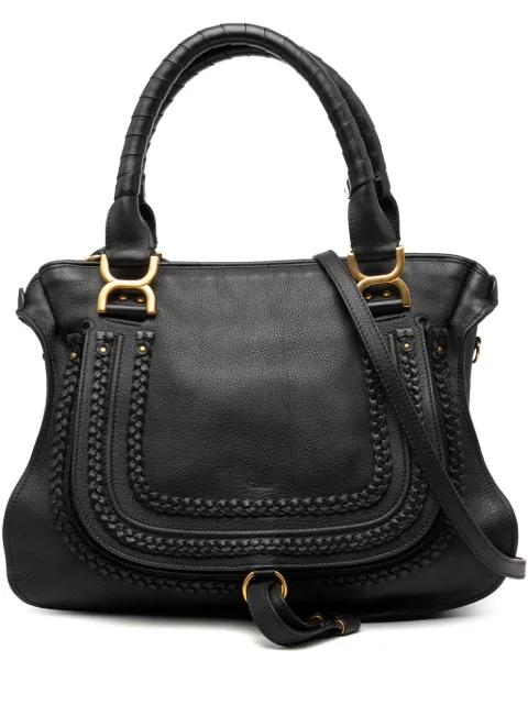 Chloé Pre-Owned 2011 Medium Leather Marcie satchel Black FV3E9E5ZQTLNEHKW