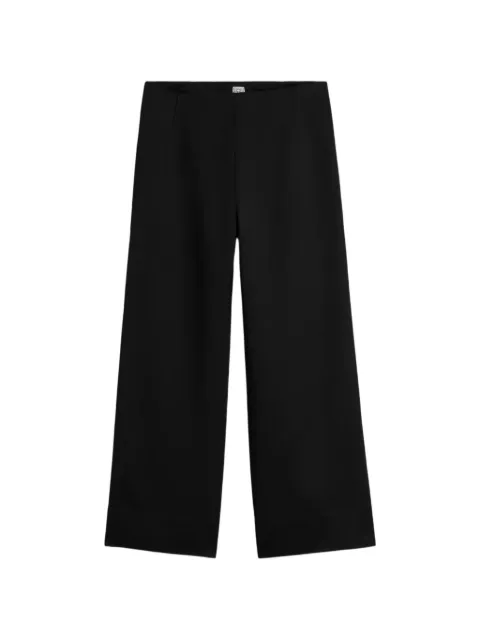 TOTEME satin-effect trousers Black 263WRB0420FB0671