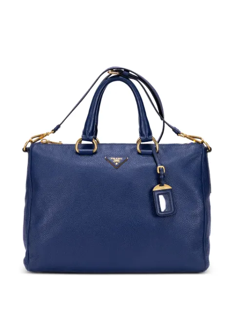 Prada Pre-Owned Vitello Daino Bauletto tote bag Blue 102