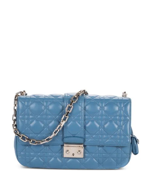 Christian Dior Pre-Owned Miss Dior Cannage shoulder bag Blue 12MA1121