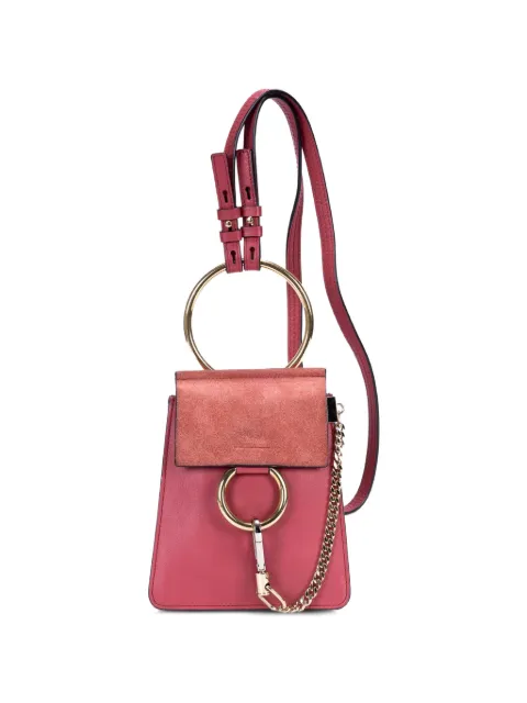Chloé Pre-Owned small Faye Bracelet shoulder bag Red 01209965