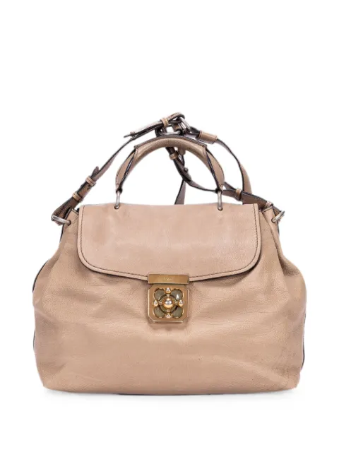 Chloé Pre-Owned Elsie shoulder bag Neutrals 041050