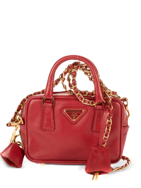 Prada Pre-Owned Saffiano leather shoulder bag Red 158