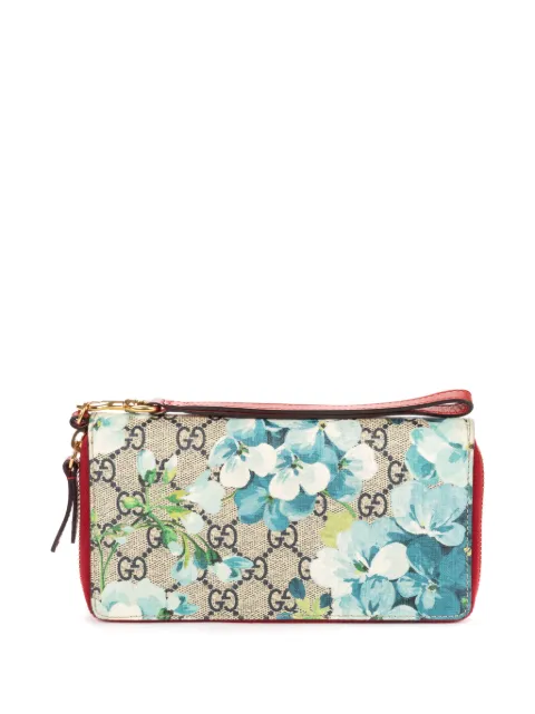 Gucci Pre-Owned GG Blooms zip-around wallet Neutrals 4100762184